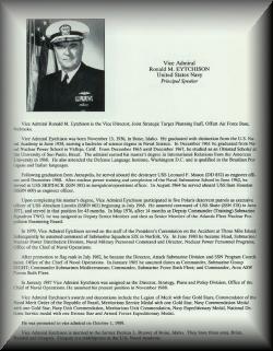Vice Admiral Roland M. Eytchison, Principal Speaker Bio