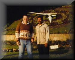 Todd and Deshields in Santiago Chile, 1986 UNITAS